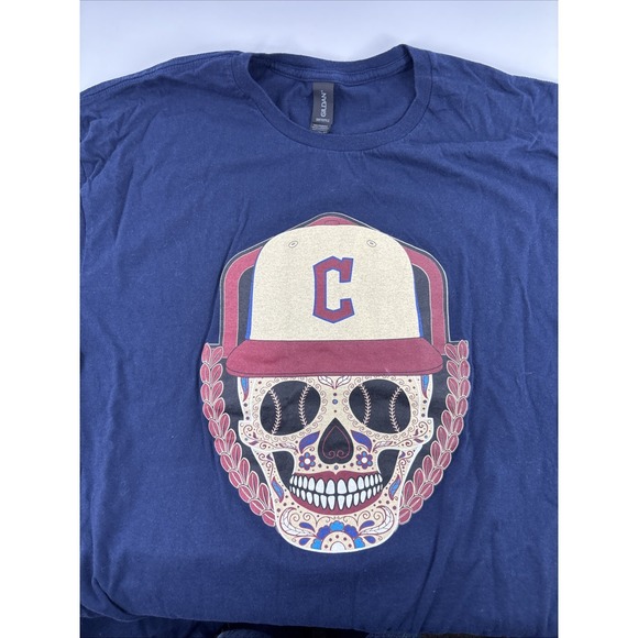 Gildan Other - Cleveland Guardians Noche Latina Sugar Skull SGA T Shirt XL 8/15/25 Indians MLB